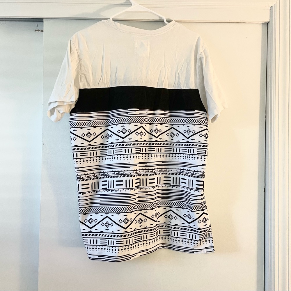 On the Byas Aztec Print Paneled Tee - Picture 5 of 5